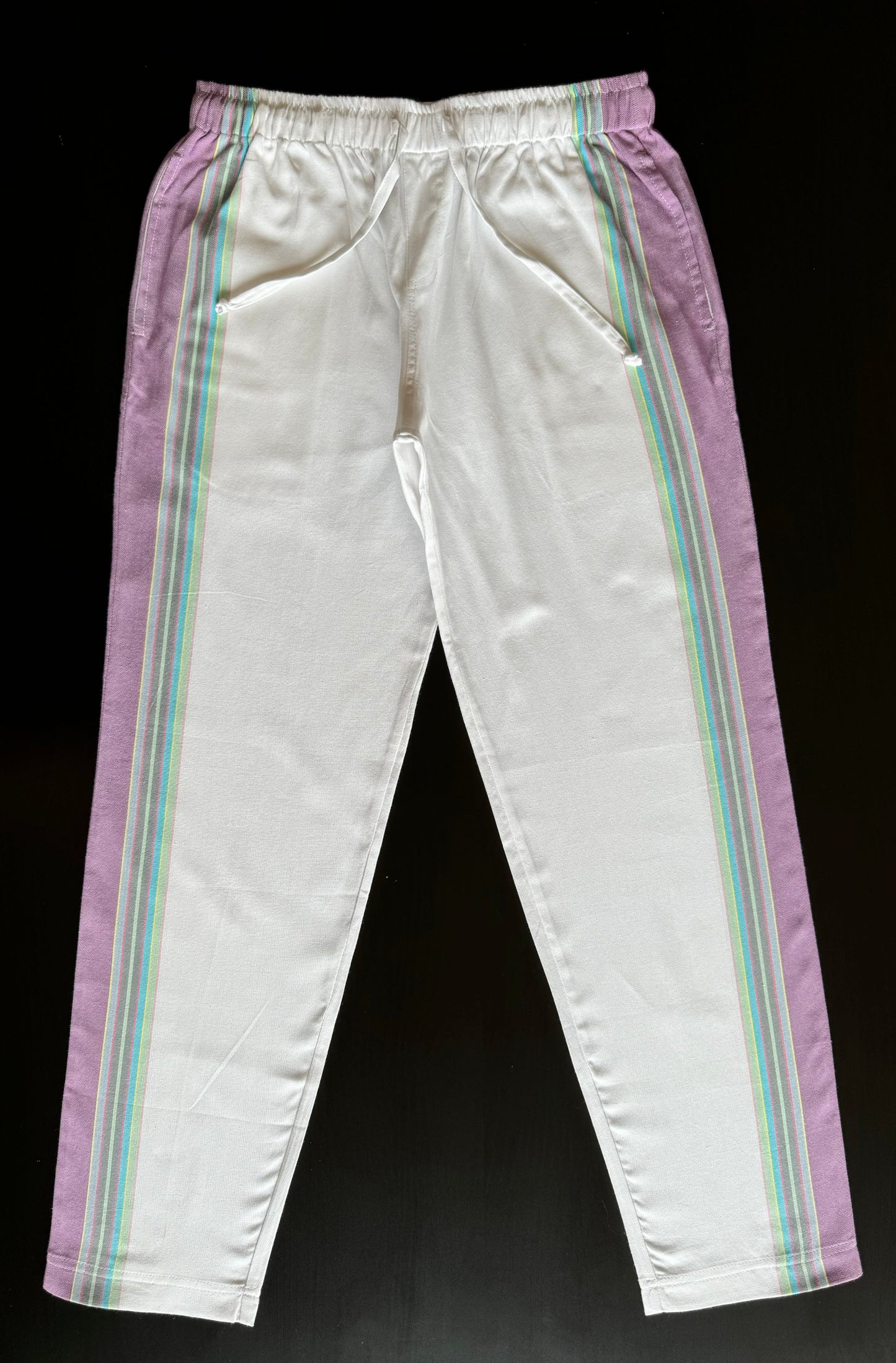 Lightweight Cotton Trousers - Light Purple